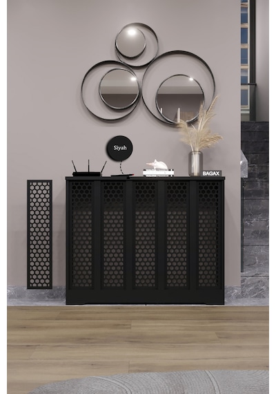 Dekoratif Petek Dolabı Kalorifer Peteği Kapatma Ünitesi Modern Tasarım İç Ölçü 96 Cm Dış Ölçü 100 Cm Petek 96 Siyah D6 Dekoratif Petek Dolabı Kalorifer Peteği Kapatma Ünitesi Modern Tasarım İç Ölçü 96 Cm Dış Ölçü 100 Cm Petek 96 Siyah D6