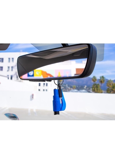 Resqme Single Pack, Pink - - Quick Car Escape Tool. Seatbelt Cutter & Window Breaker - Pink Çok Renkli