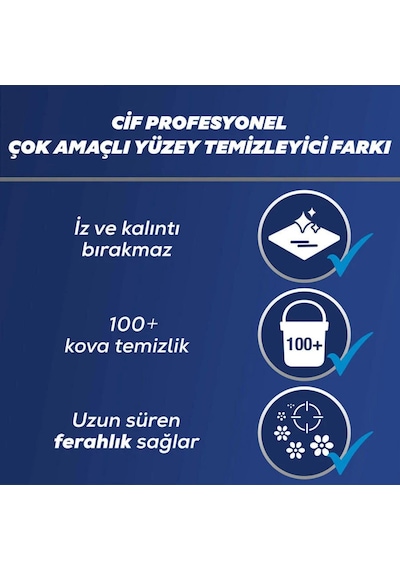 Cıf Pro Yuzey Temızleyıcı 5 Lt Tekli