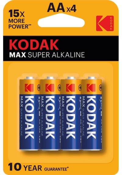 Kodak Max Alkalin Kalem Pil Aa 4'lü 2 Adet