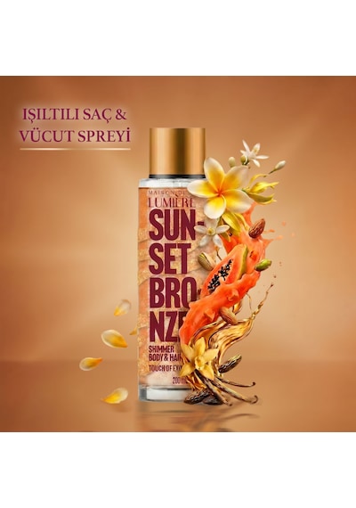 Lumière Sunset Bronze Saç & Vücut Spreyi 200 Ml