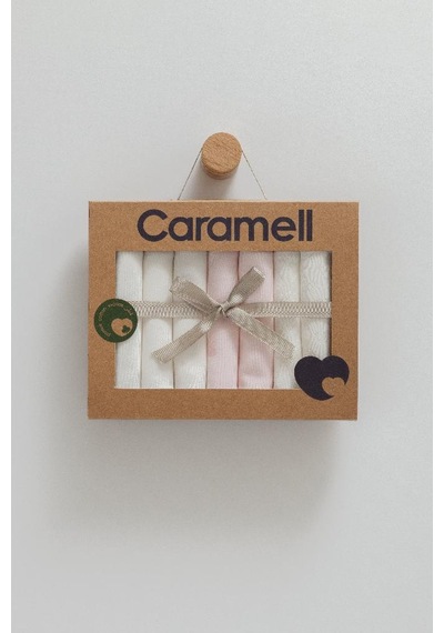 Caramell Pamuk Cute Rabbit Mendil Crml.mnd1491 Ekru