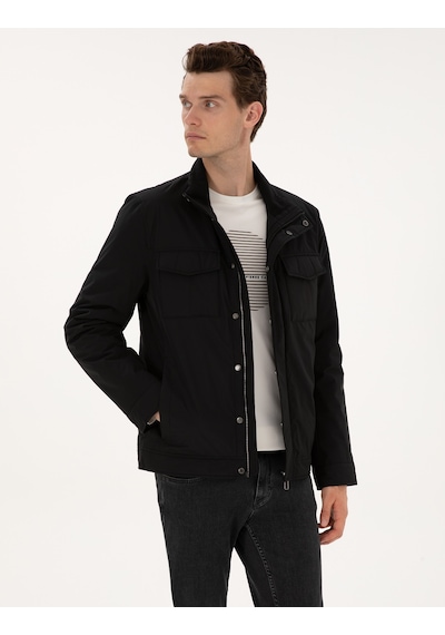Pierre Cardin Erkek Siyah Mont 50310174-vr046
