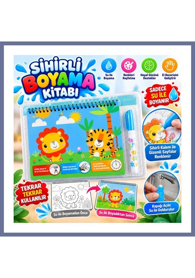 Bezos Bk010-bk003 Sihirli Boyama Kitabı Dlra