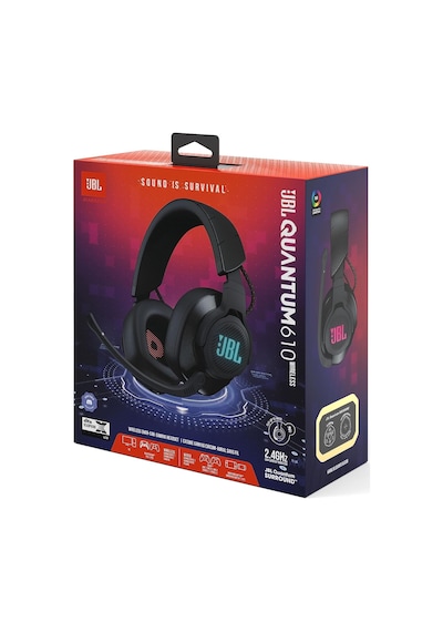 Quantum 610, Gaming Kulaklık, Kablosuz,siyah