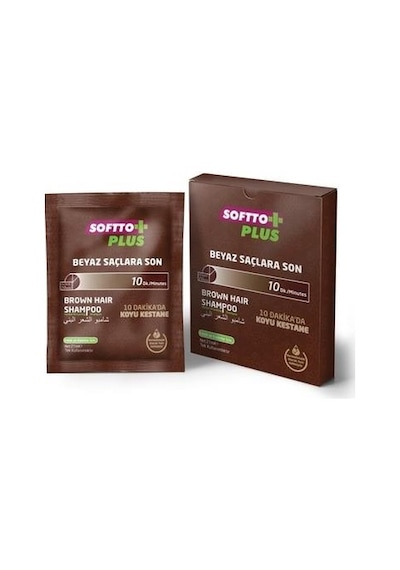 Softto Plus Boya Şampuan - Kahve Softto Plus Boya Şampuan - Kahve