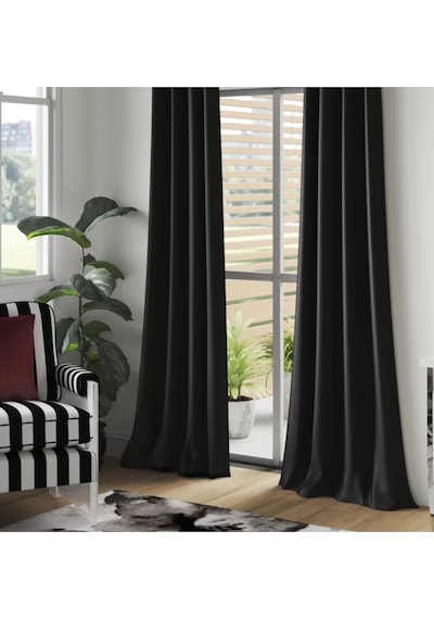 Evdepo Home Blackout Karartma Fon Perde Siyah Evdepo Home Blackout Karartma Fon Perde Siyah