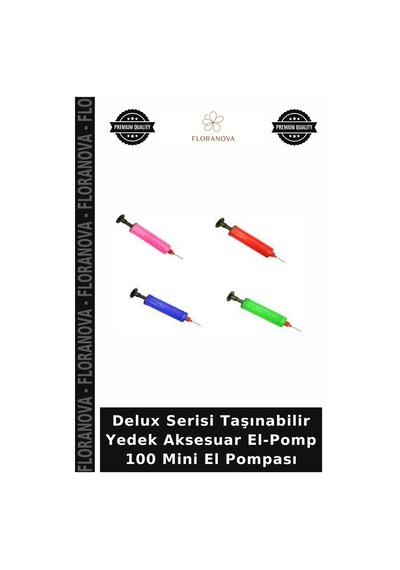 Delux Serisi Taşınabilir Yedek Aksesuar El-pomp 100 Mini El Pompası