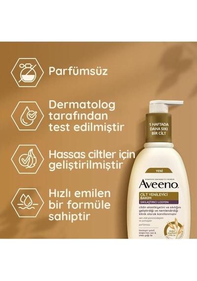 Aveeno Cilt Yenileyici Bakım Sıkılaştırıcı Losyon 300 ML