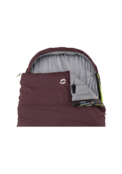 Outwell Campion Lux Aubergine -16 C Comfort Geniş Uyku Tulumu 230397 Çok Renkli