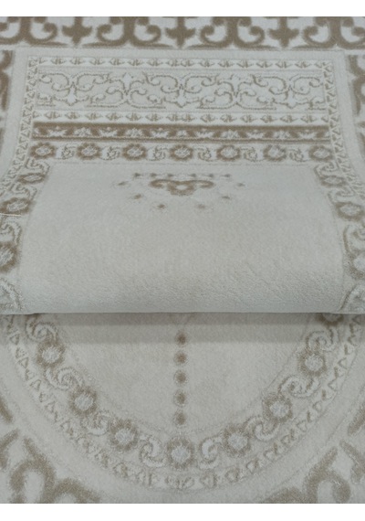 Pırlanta Çırağan Kalın Yumuşak Parlak İplik Seccade Bej Pırlanta Çırağan Kalın Yumuşak Parlak İplik Seccade Bej