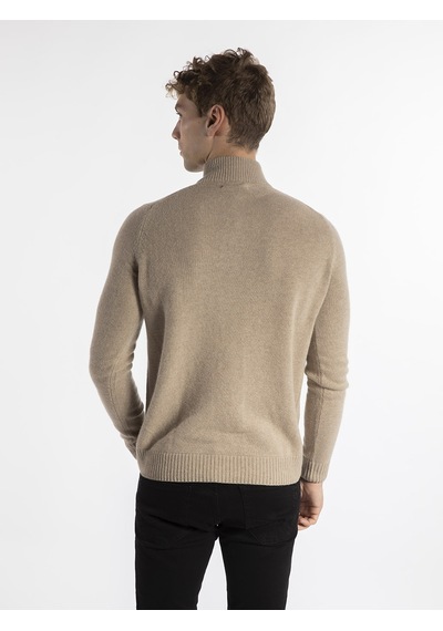 Trussardi Erkek Kazak  TRRD003625 Açık Kahverengi