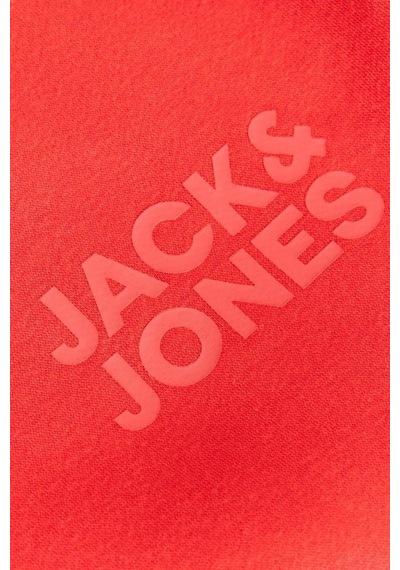 Jack & Jones 12290659 Jorlogo Sweat Fıery Red Erkek Sweatshirt Kırmızı