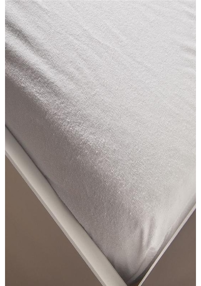 Altın Karma Havlu Lastikli Çarşaf Takımı 180x200 Cm 2 Adet 50x70 Cm Yastık Kılıfı Beyaz