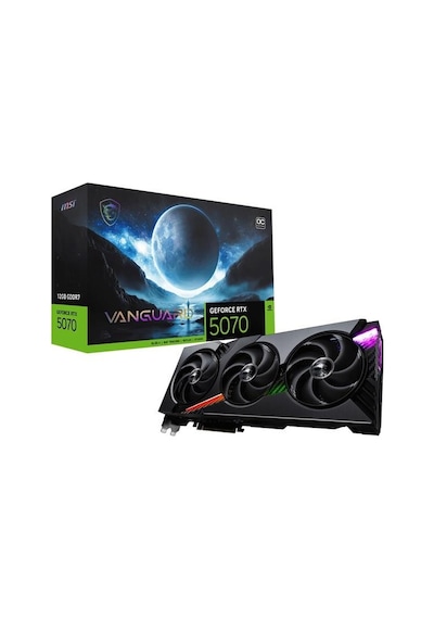 Msı 12gb Rtx5070 Vanguard Oc 12g Gddr7 Hdmı-dp Pcıe 5.0