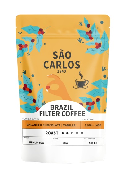 Brazil Filtre Kahve 500 Gr Brezilya Cerrado Mineiro Single Origin Çekirdek
