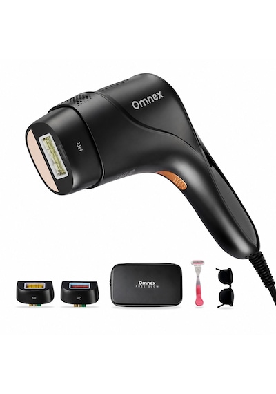 Omnex Eliteglow Buz Başlıklı Akıllı Cilt Sensörlü 10 Kademe Enerji Ipl Lazer Epilasyon Cihazı