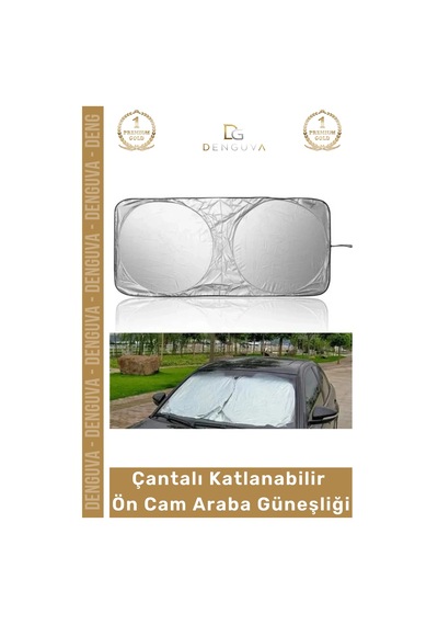 Arabagüneşliği Katlanabilir Uv Korumalı Oto Katlanır Araç Çift Katmanlı Isı Güneş Sıcak Yalıtımlı O