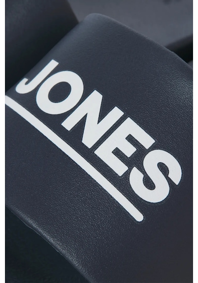 Jack & Jones Erkek Jfwollıe Yazı Detaylı Terlik 12236477 Antrasit Antrasit