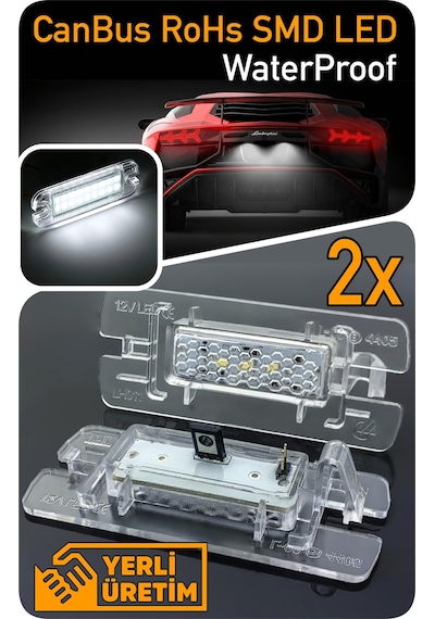 Opel Astra J 2009-2015 Canbus Led Plaka Aydınlatma Ledi Lambası