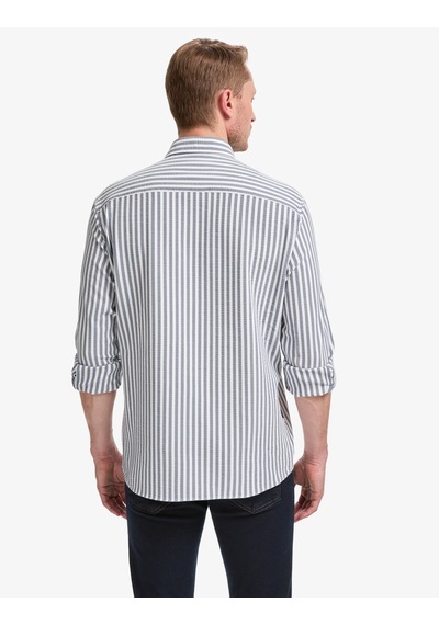 Pierre Cardin Erkek Lacivert Gömlek Desenli 50320859-vr033