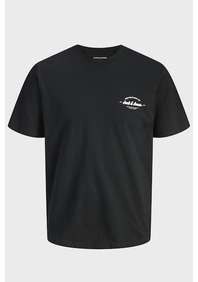 Jack & Jones Erkek T Shirt 12288113 Siyah Siyah