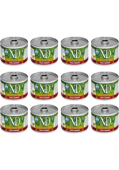 N&D Prime Tavuk ve Narli Kedi Konservesi 12 x 70 G
