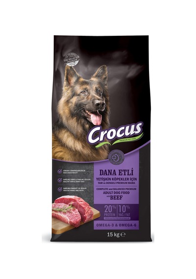 Crocus - 471 - Biftekli Pirinçli Yet. Köpek Maması - Csmo-tex - 15 Kg