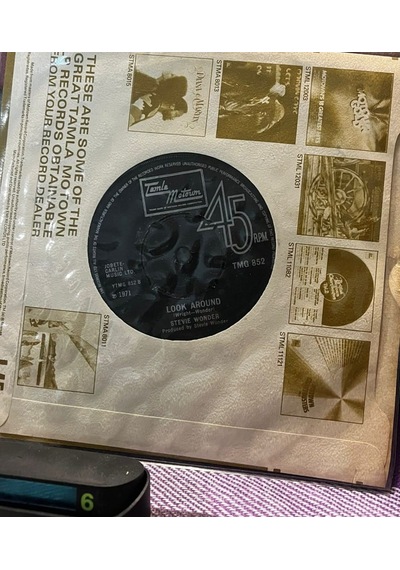 Stevie Wonder You Are The Sunshine Of My Life / Look Around 1973 Uk Tamla Motown 7" Single Vinil Plak