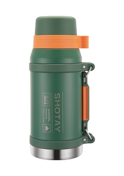 Shotay Camper Çelik Termos Unisex Matara 1500 Ml. Sht-st-8216-3 Yeşil