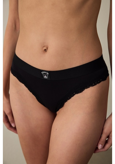 Penti Siyah Kromi Slip Külot