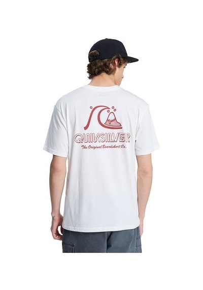 Quiksilver Evo Bs Erkek Beyaz Tişört