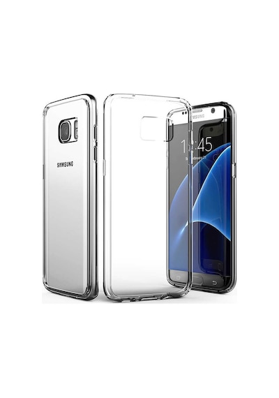 Adige Samsung Galaxy Uyumlu S7 Edge Kılıf Kamera Korumalı Süper Silikon