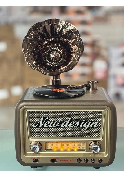 Everton Rt-609 Bluetooth Fm-usb-tf-aux Şarjlı Nostaljik Radyo