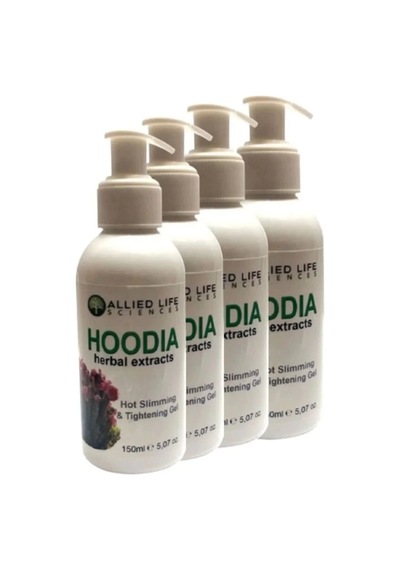 Süper Allied Life Sciences Hoodia Herbal Extracts Hot Slmmng & Tightnng Gel 150 Ml X 4 Adet