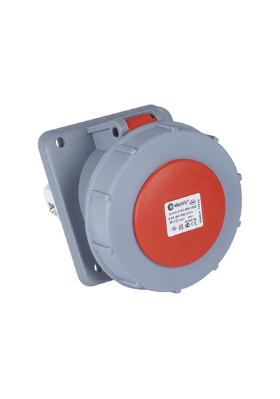 4x63a / Ip67 - Makine Prizi Eğik