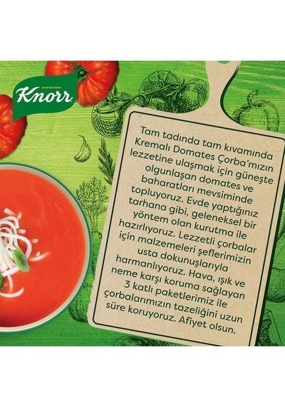 Knorr Kremalı Domates Çorbası 10 x 69 G