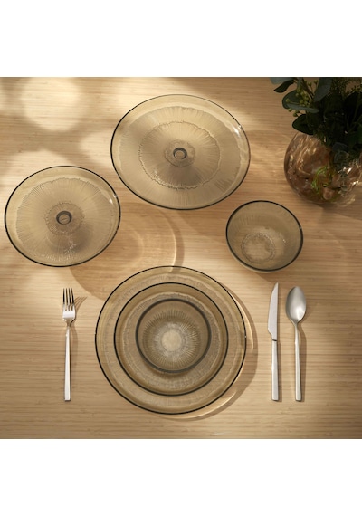 Linens Clarity Servis Tabağı 28 Cm Bronz