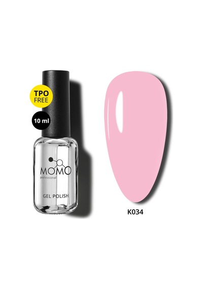 Kalıcı Oje K034, Pudra Pembe, 10 Ml