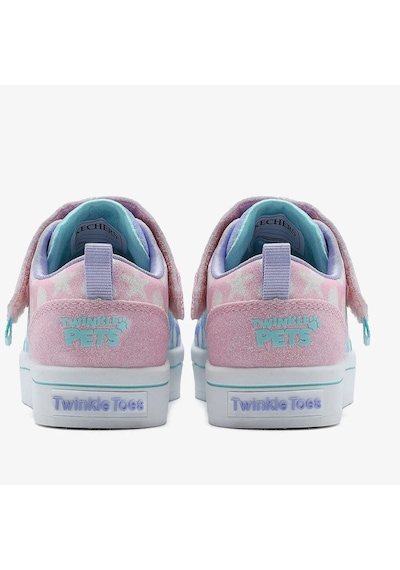 Skechers Twi-lites-twinkle Pets Kids Light Sneaker Cırt Cırtlı Işıklı Sesli Çocuk Ayakkabısı Pembe Skechers Twi-lites-twinkle Pets Kids Light Sneaker Cırt Cırtlı Işıklı Sesli Çocuk Ayakkabısı Pembe