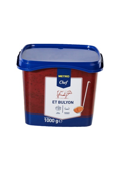 Metro Chef Bulyon 1 Kg Et - Pratik Et Aromalı Bulyon 4'li Avantaj Paketi Mıchu