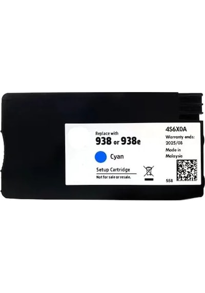 Hp 938/4s6x5pe Mavi Uyumlu Mürekkep Kartuş Hp Pro 9720 9730 Bk8681988040862 Bk