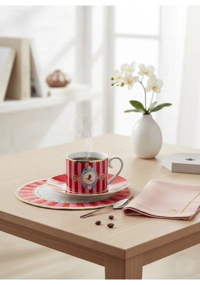 Agbtrend 2'li Nakışlı Kuş Desenli Yuvarlak Kokteyl Peçetesi - Pip Studio Uyumlu Kırmızı Sunum Peçetesi - 15 C Çok Renkli Agbtrend 2'li Nakışlı Kuş Desenli Yuvarlak Kokteyl Peçetesi - Pip Studio Uyumlu Kırmızı Sunum Peçetesi - 15 C Çok Renkli