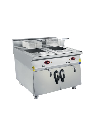Karacasan Endüstriyel 900 Seri 80 Cm Dolaplı Doğalgazlı Fritöz