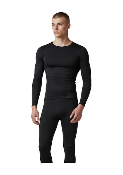 Manada Gerno Termal Alt Üst Unisex İçlik Takımı Siyah