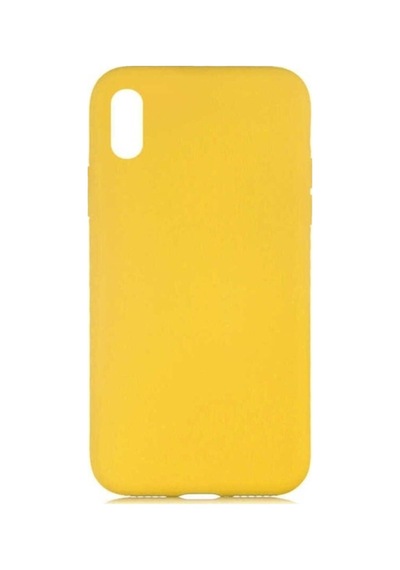 Apple Uyumlu iPhone Xs Max 6.5 Kılıf Zore Lsr Lansman Kapak Sarı