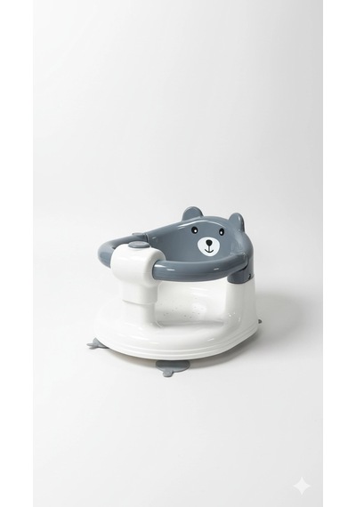 Vavbaby Önden Açılır Bebek Banyo & Bebek Mama Oturağı Gri Gri