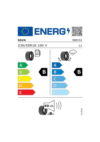 Sava 235/55R18 100V Intensa Suv 2 Yaz Lastiği 2025