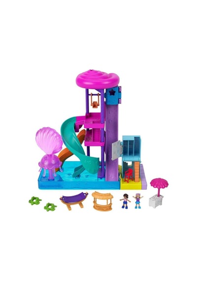 Polly Pocket Pollyville Kaydıraklı Su Parkı Gng65