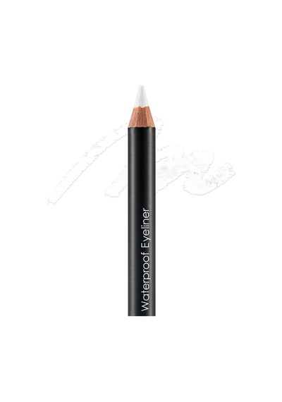 Suya Dayanıklı Mat Göz Kalemi Beyaz - Waterproof Eyeliner - 113 Pure White - 8690604109135 Çok Renkli